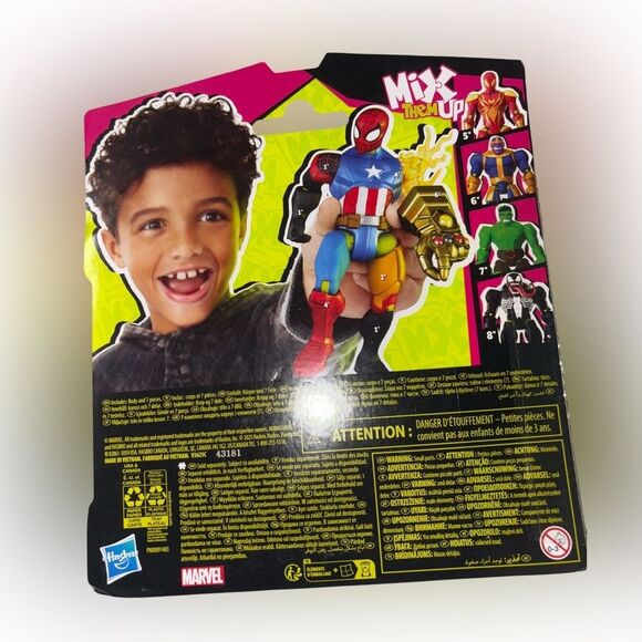 Nwt Marvel Mix Mashers Spider-Man Figure - Picture 2 of 2
